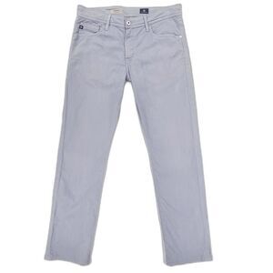 ADRIANO GOLDSCHMIED Graduate SUD SUEDED TAILORED LEG Jeans Stone Grey Minimal
